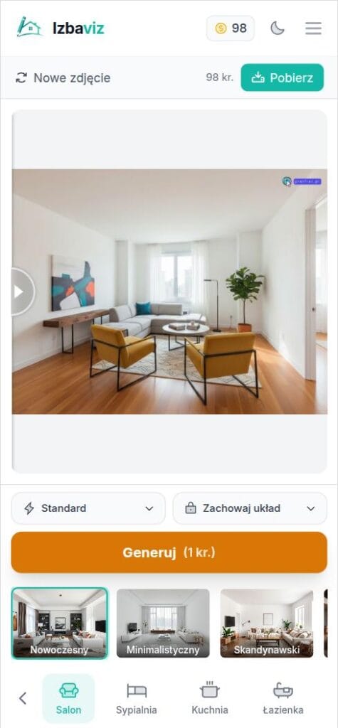 Izbaviz - AI interior design